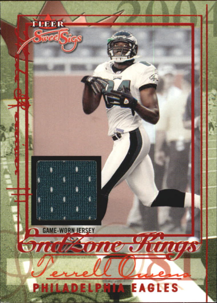 Terrell Owens Game-Used Jersey Football Card –