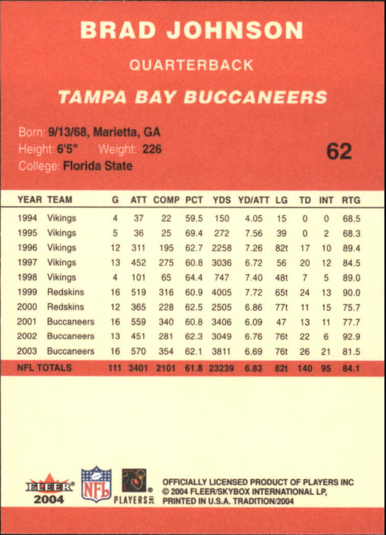 A9361- 2004 Fleer Tradition FB Cards 1-360 +Inserts -You Pick- 15+ FREE US SHIP - Picture 19 of 241