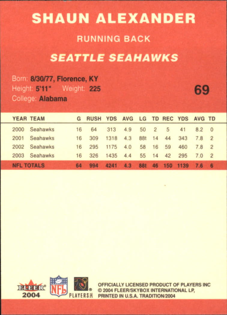 A9361- 2004 Fleer Tradition FB Cards 1-360 +Inserts -You Pick- 15+ FREE US SHIP - Picture 27 of 241