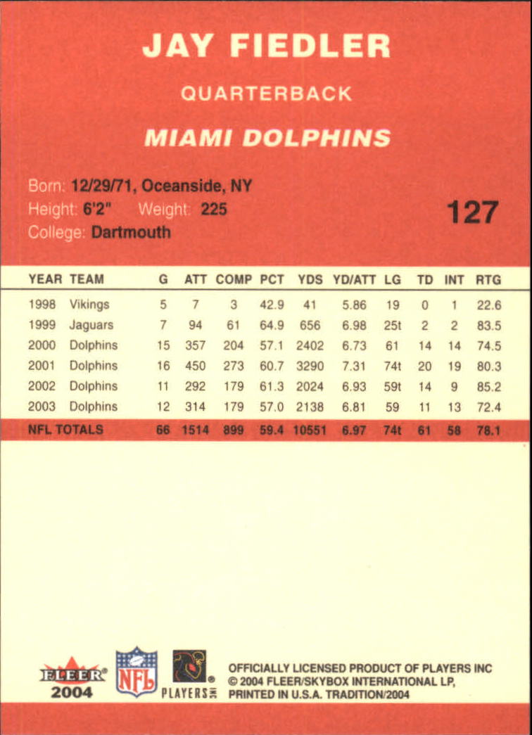 A9361- 2004 Fleer Tradition FB Cards 1-360 +Inserts -You Pick- 15+ FREE US SHIP - Picture 51 of 241