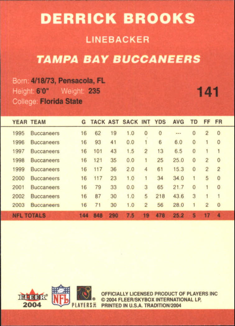 A9361- 2004 Fleer Tradition FB Cards 1-360 +Inserts -You Pick- 15+ FREE US SHIP - Picture 57 of 241
