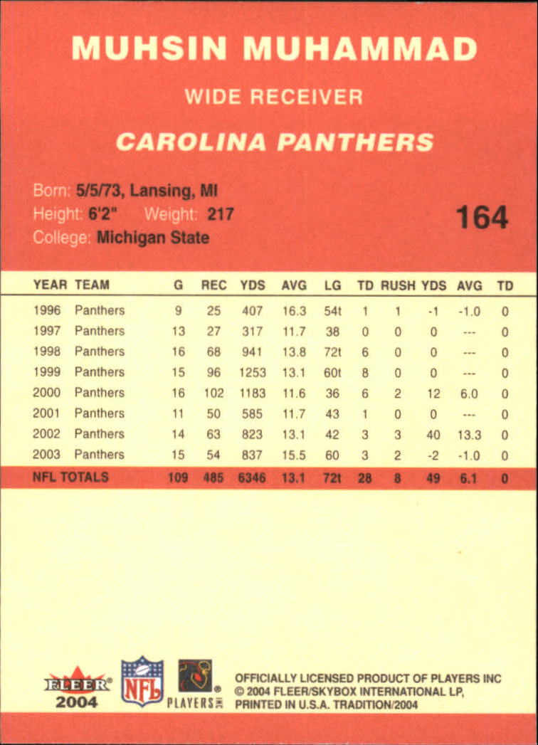 A9361- 2004 Fleer Tradition FB Cards 1-360 +Inserts -You Pick- 15+ FREE US SHIP - Picture 73 of 241