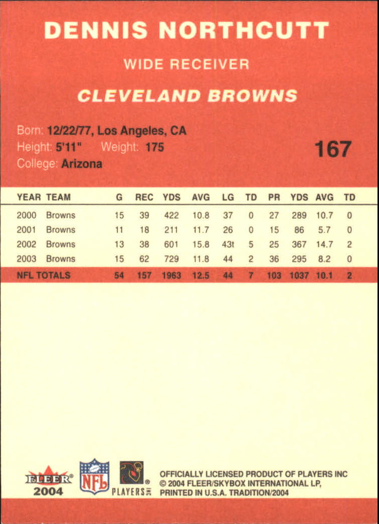 A9361- 2004 Fleer Tradition FB Cards 1-360 +Inserts -You Pick- 15+ FREE US SHIP - Picture 77 of 241