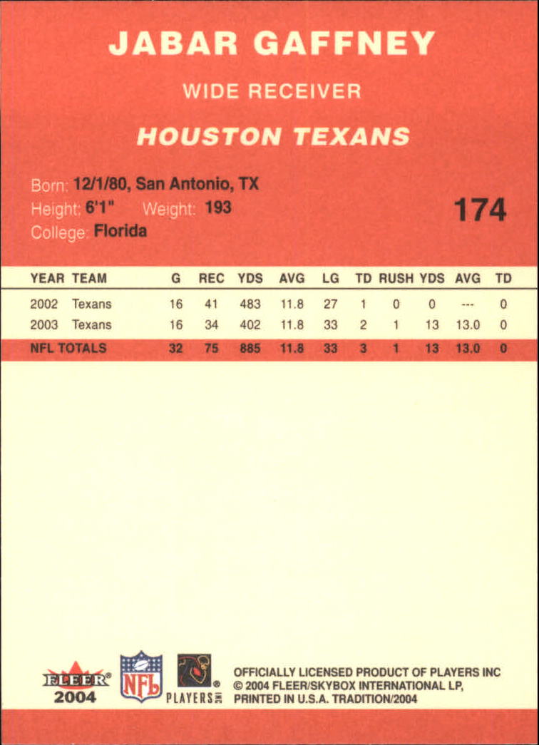 A9361- 2004 Fleer Tradition FB Cards 1-360 +Inserts -You Pick- 15+ FREE US SHIP - Picture 83 of 241
