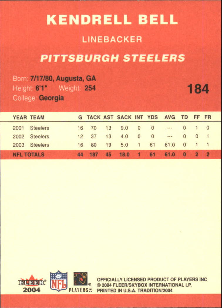 A9361- 2004 Fleer Tradition FB Cards 1-360 +Inserts -You Pick- 15+ FREE US SHIP - Picture 89 of 241
