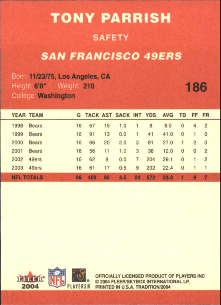 A9361- 2004 Fleer Tradition FB Cards 1-360 +Inserts -You Pick- 15+ FREE US SHIP - Picture 91 of 241
