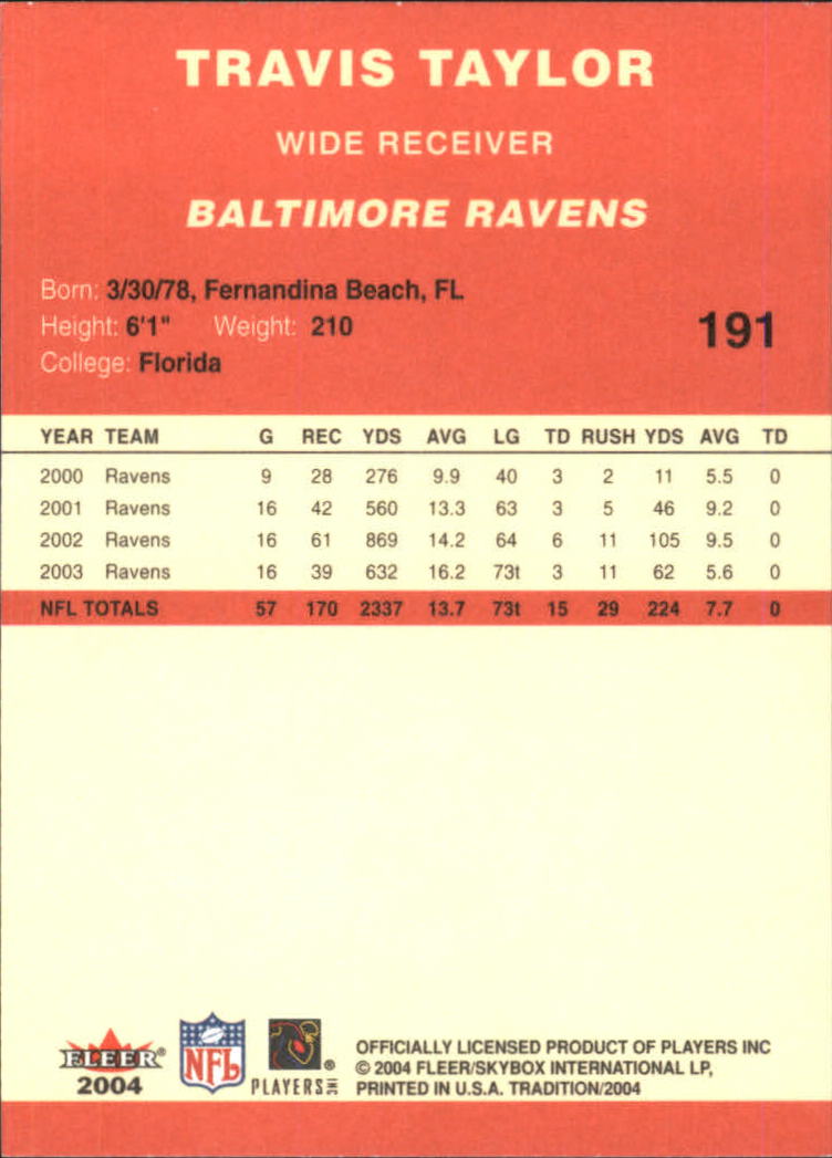 A9361- 2004 Fleer Tradition FB Cards 1-360 +Inserts -You Pick- 15+ FREE US SHIP - Picture 99 of 241