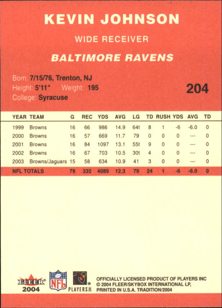 A9361- 2004 Fleer Tradition FB Cards 1-360 +Inserts -You Pick- 15+ FREE US SHIP - Picture 111 of 241