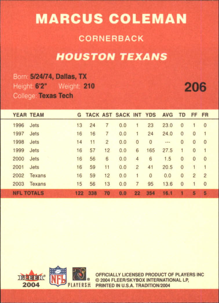 A9361- 2004 Fleer Tradition FB Cards 1-360 +Inserts -You Pick- 15+ FREE US SHIP - Picture 113 of 241