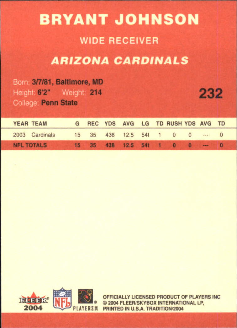 A9361- 2004 Fleer Tradition FB Cards 1-360 +Inserts -You Pick- 15+ FREE US SHIP - Picture 123 of 241