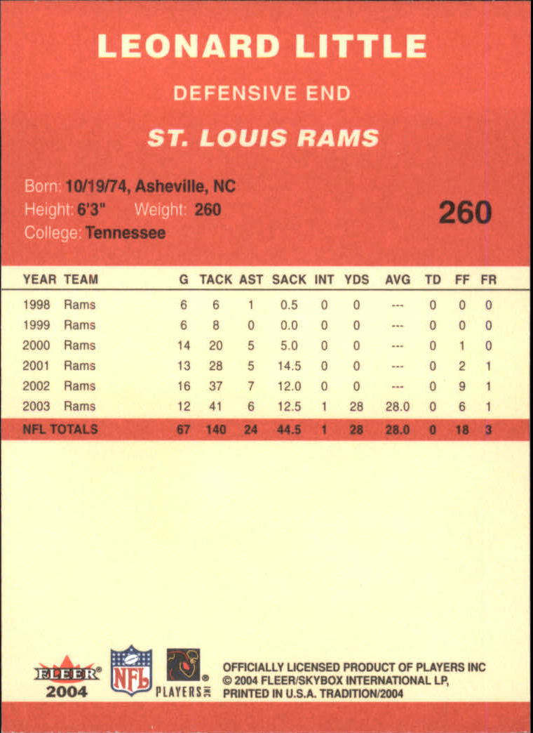 A9361- 2004 Fleer Tradition FB Cards 1-360 +Inserts -You Pick- 15+ FREE US SHIP - Picture 137 of 241