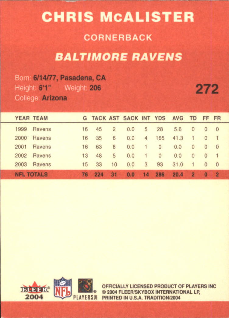 A9361- 2004 Fleer Tradition FB Cards 1-360 +Inserts -You Pick- 15+ FREE US SHIP - Picture 151 of 241