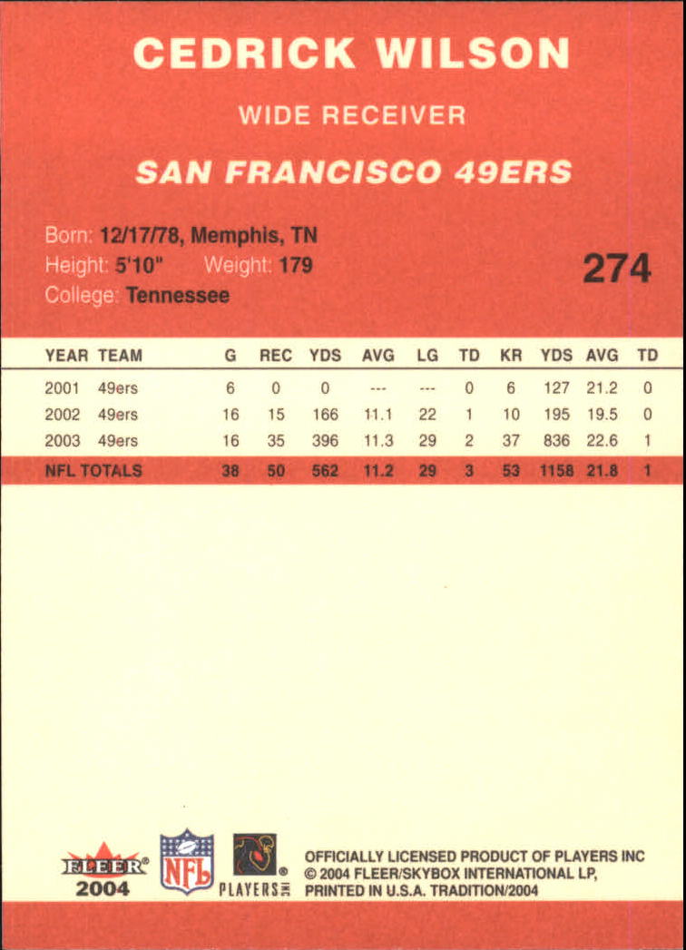 A9361- 2004 Fleer Tradition FB Cards 1-360 +Inserts -You Pick- 15+ FREE US SHIP - Picture 155 of 241