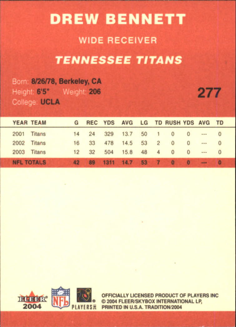 A9361- 2004 Fleer Tradition FB Cards 1-360 +Inserts -You Pick- 15+ FREE US SHIP - Picture 161 of 241
