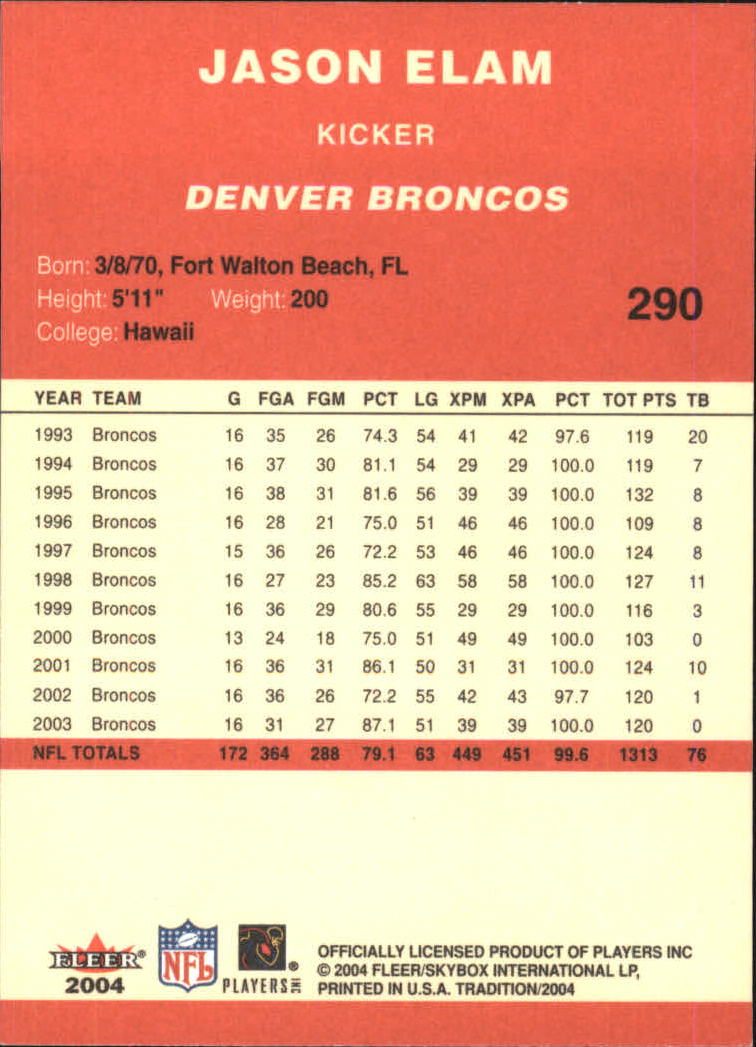 A9361- 2004 Fleer Tradition FB Cards 1-360 +Inserts -You Pick- 15+ FREE US SHIP - Picture 173 of 241