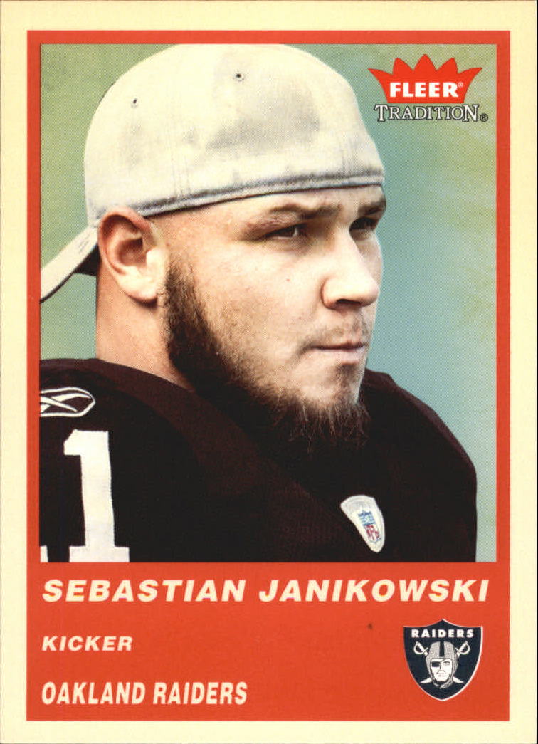 Sebastian Janikowski Signed 2000 Press Pass #35 Rookie Card