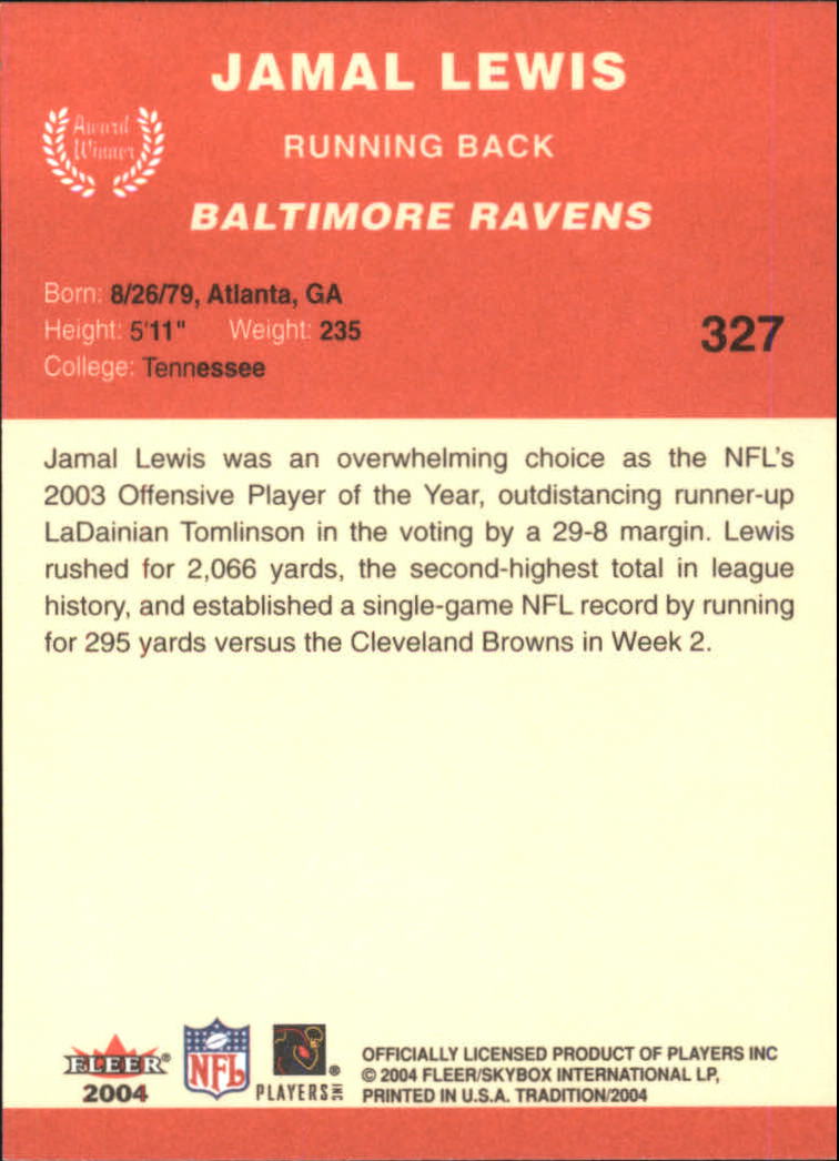 A9361- 2004 Fleer Tradition FB Cards 1-360 +Inserts -You Pick- 15+ FREE US SHIP - Picture 217 of 241