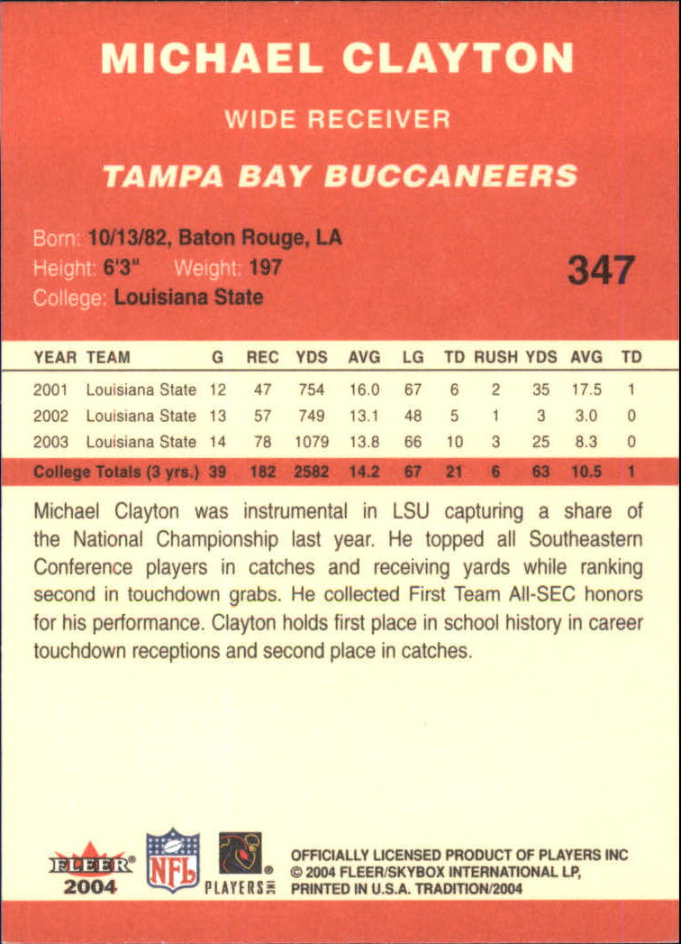 A9361- 2004 Fleer Tradition FB Cards 1-360 +Inserts -You Pick- 15+ FREE US SHIP - Picture 227 of 241