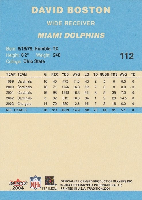 A9361- 2004 Fleer Tradition Blue FB Cards 1-250 -You Pick- 15+ FREE US SHIP - Picture 36 of 168