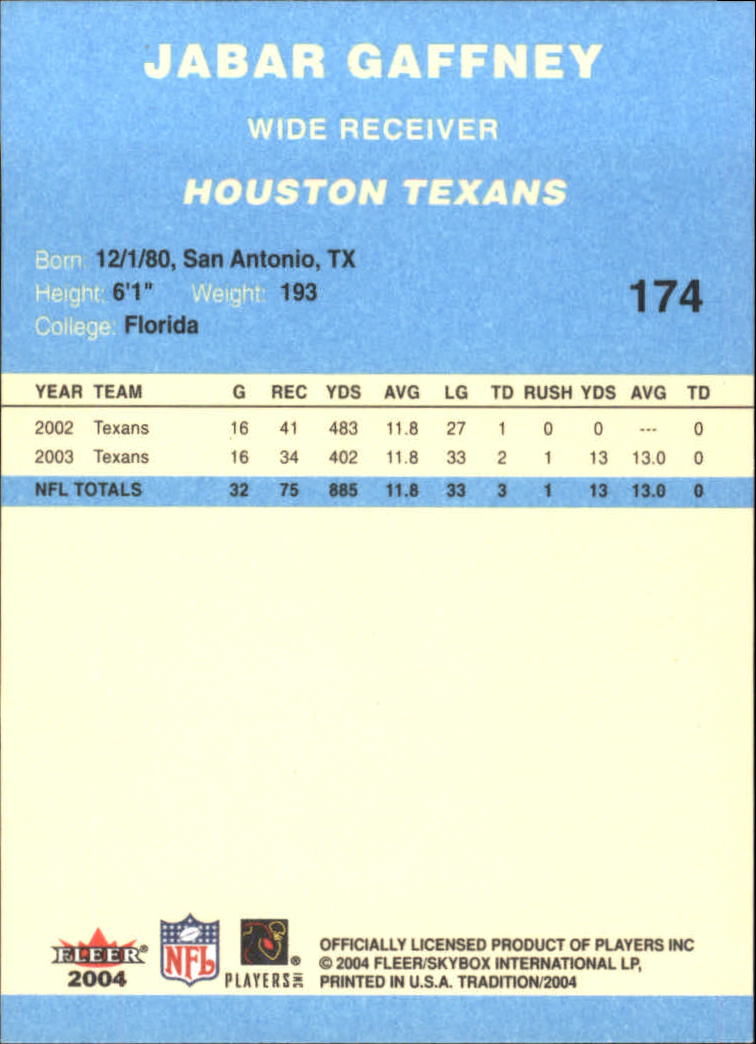 A9361- 2004 Fleer Tradition Blue FB Cards 1-250 -You Pick- 15+ FREE US SHIP - Picture 60 of 168