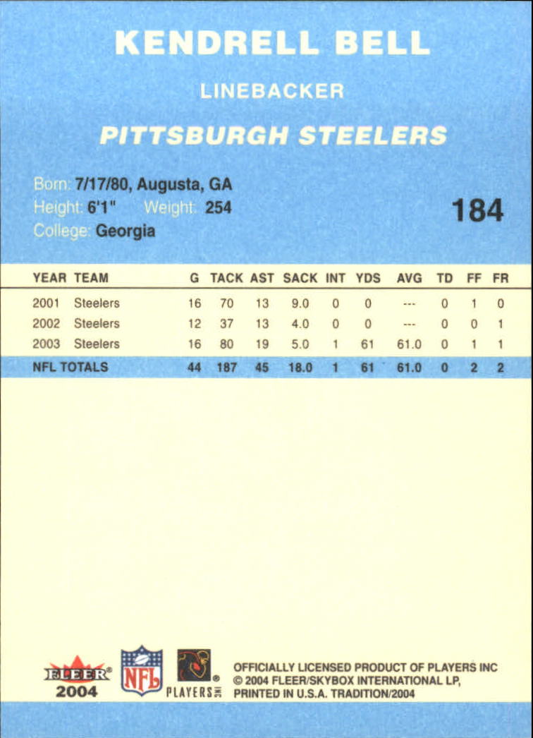 A9361- 2004 Fleer Tradition Blue FB Cards 1-250 -You Pick- 15+ FREE US SHIP - Picture 74 of 168