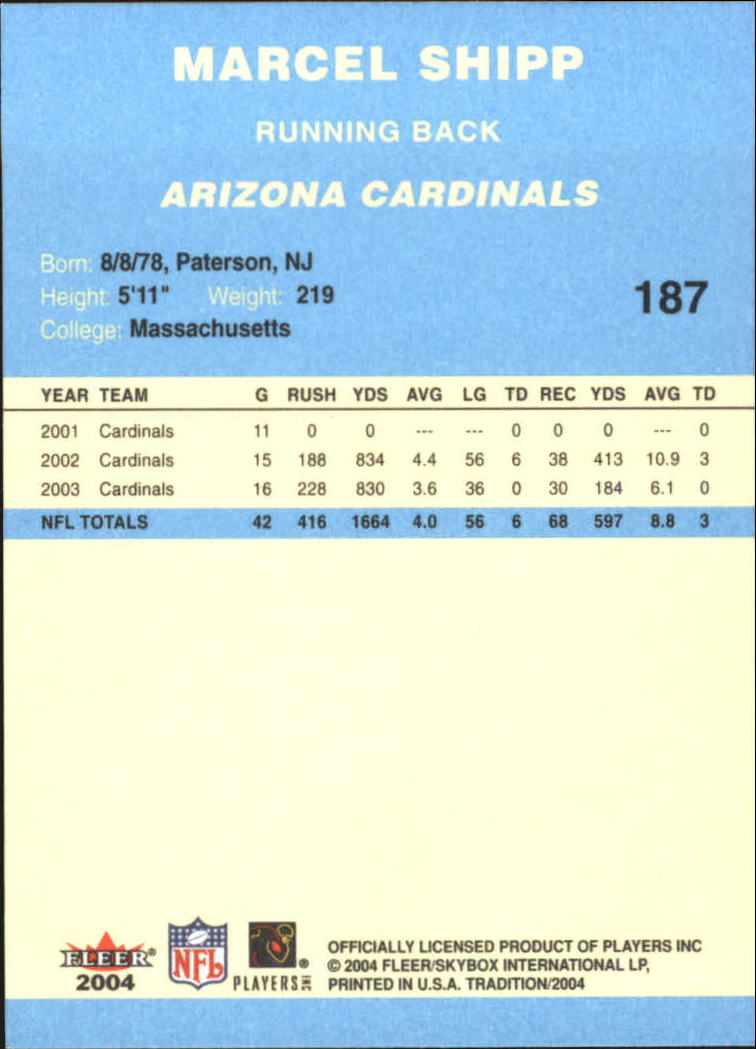 A9361- 2004 Fleer Tradition Blue FB Cards 1-250 -You Pick- 15+ FREE US SHIP - Picture 80 of 168