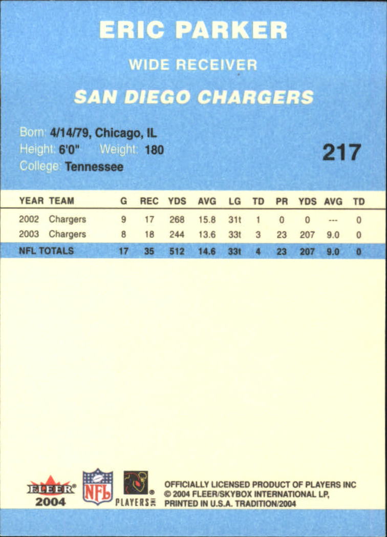 A9361- 2004 Fleer Tradition Blue FB Cards 1-250 -You Pick- 15+ FREE US SHIP - Picture 118 of 168