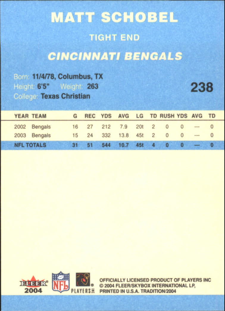 A9361- 2004 Fleer Tradition Blue FB Cards 1-250 -You Pick- 15+ FREE US SHIP - Picture 150 of 168