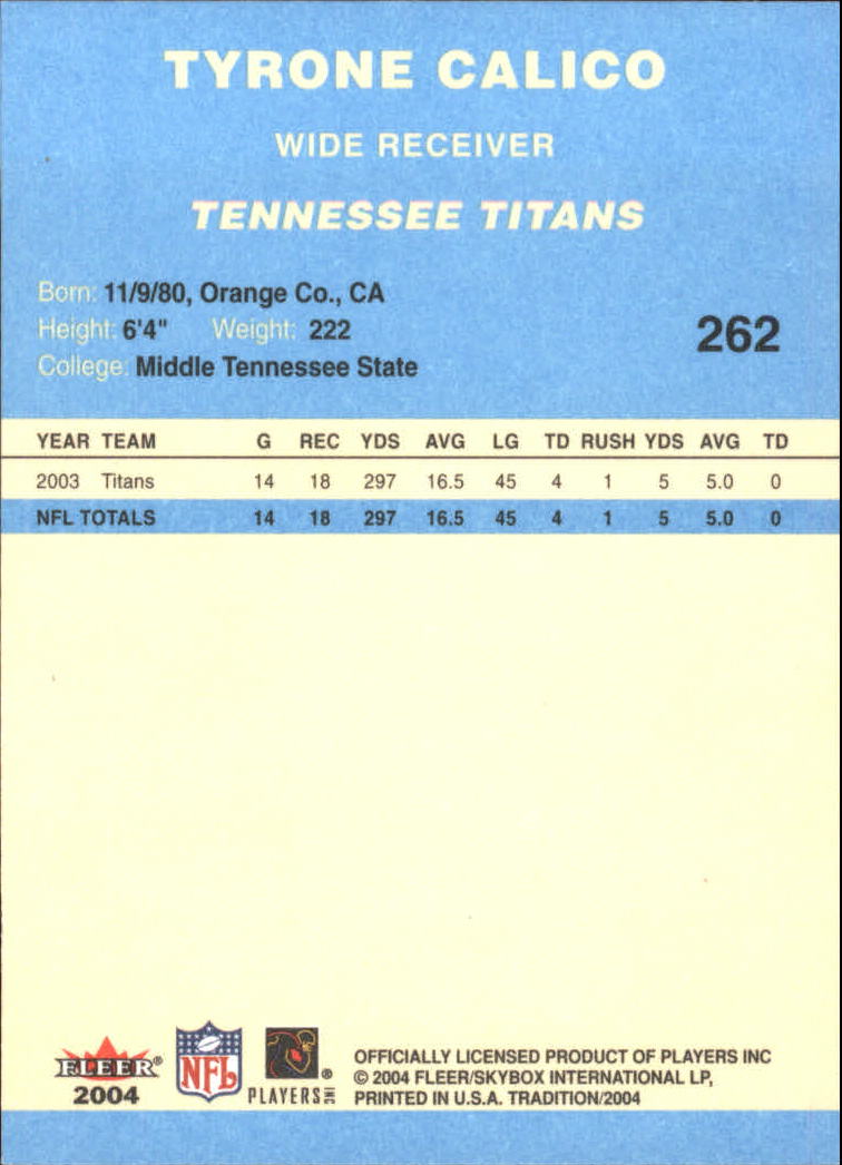 A9361- 2004 Fleer Tradition Blue FB Cards 251-360 -You Pick- 15+ FREE US SHIP - Picture 3 of 162