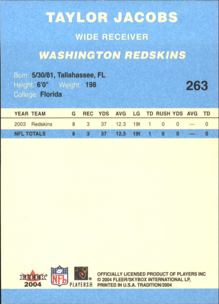 A9361- 2004 Fleer Tradition Blue FB Cards 251-360 -You Pick- 15+ FREE US SHIP - Picture 5 of 162