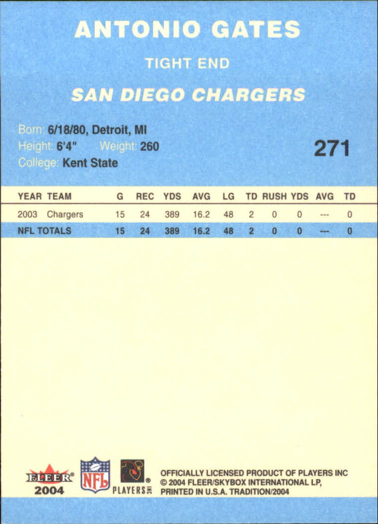 A9361- 2004 Fleer Tradition Blue FB Cards 251-360 -You Pick- 15+ FREE US SHIP - Picture 19 of 162