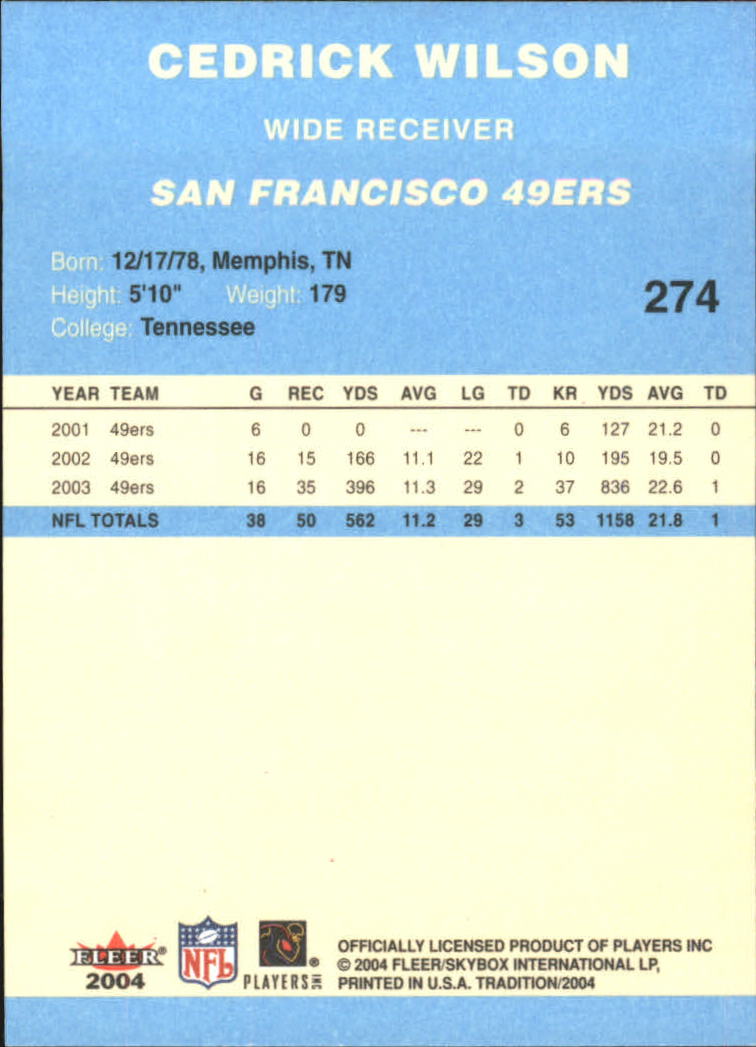 A9361- 2004 Fleer Tradition Blue FB Cards 251-360 -You Pick- 15+ FREE US SHIP - Picture 25 of 162