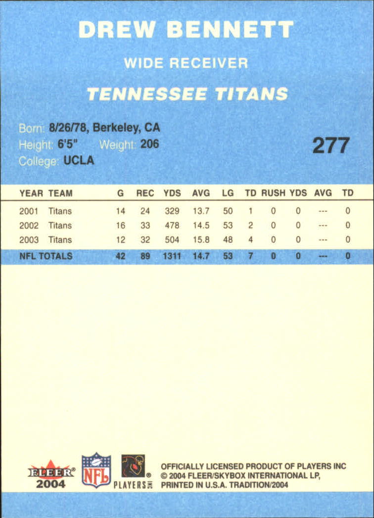A9361- 2004 Fleer Tradition Blue FB Cards 251-360 -You Pick- 15+ FREE US SHIP - Picture 31 of 162