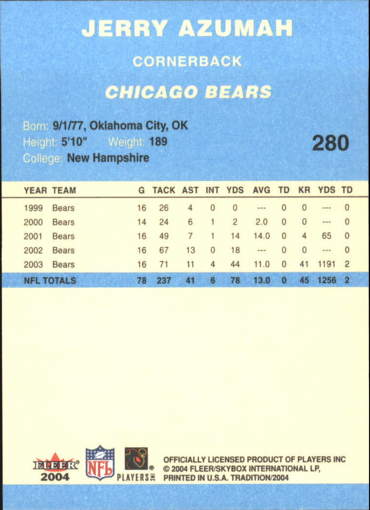 A9361- 2004 Fleer Tradition Blue FB Cards 251-360 -You Pick- 15+ FREE US SHIP - Picture 37 of 162