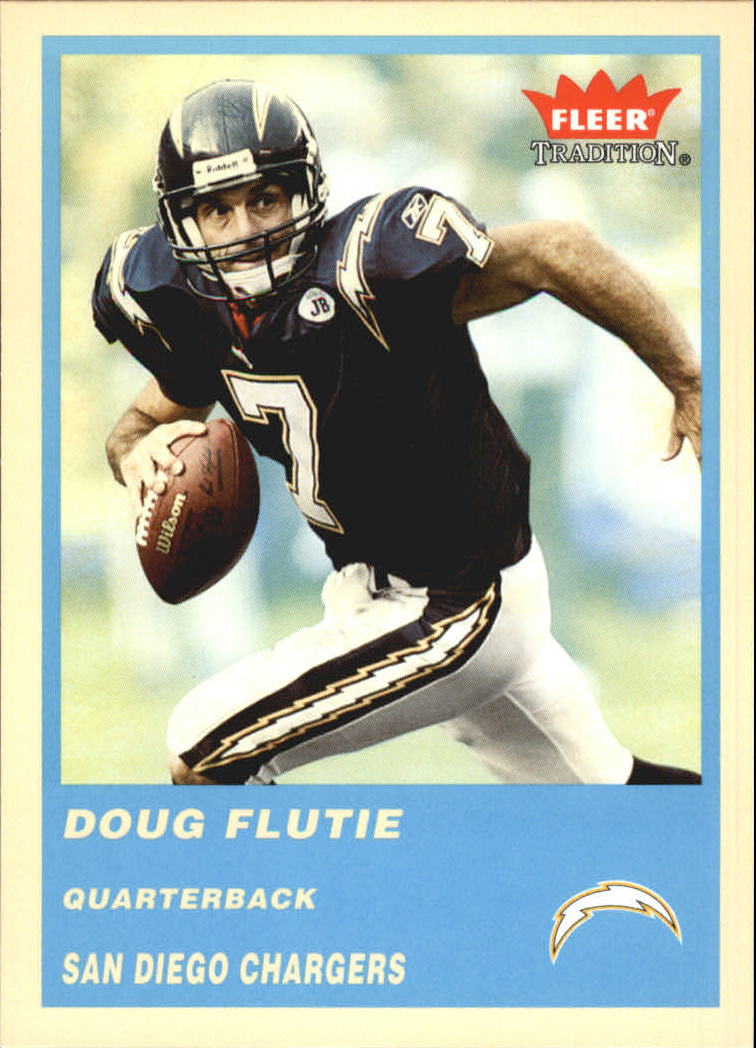 2004 Fleer Tradition Blue #299 Doug Flutie