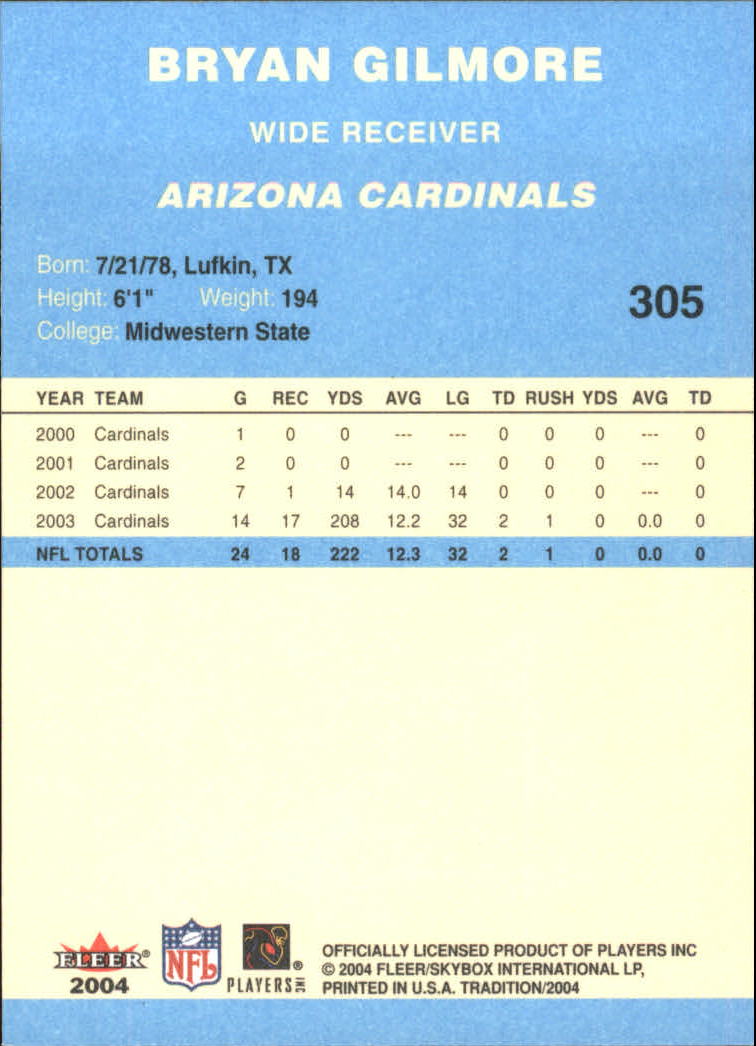 A9361- 2004 Fleer Tradition Blue FB Cards 251-360 -You Pick- 15+ FREE US SHIP - Picture 81 of 162