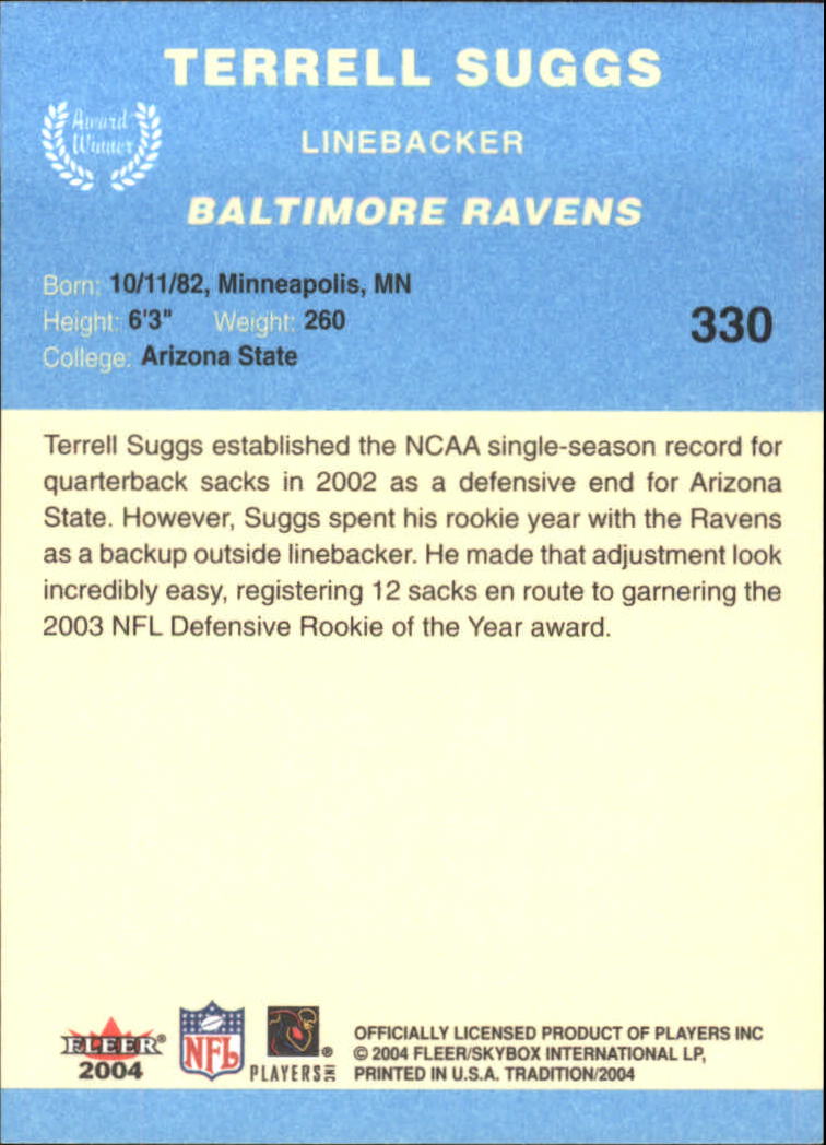A9361- 2004 Fleer Tradition Blue FB Cards 251-360 -You Pick- 15+ FREE US SHIP - Picture 127 of 162