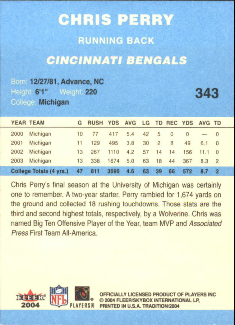 A9361- 2004 Fleer Tradition Blue FB Cards 251-360 -You Pick- 15+ FREE US SHIP - Picture 138 of 162