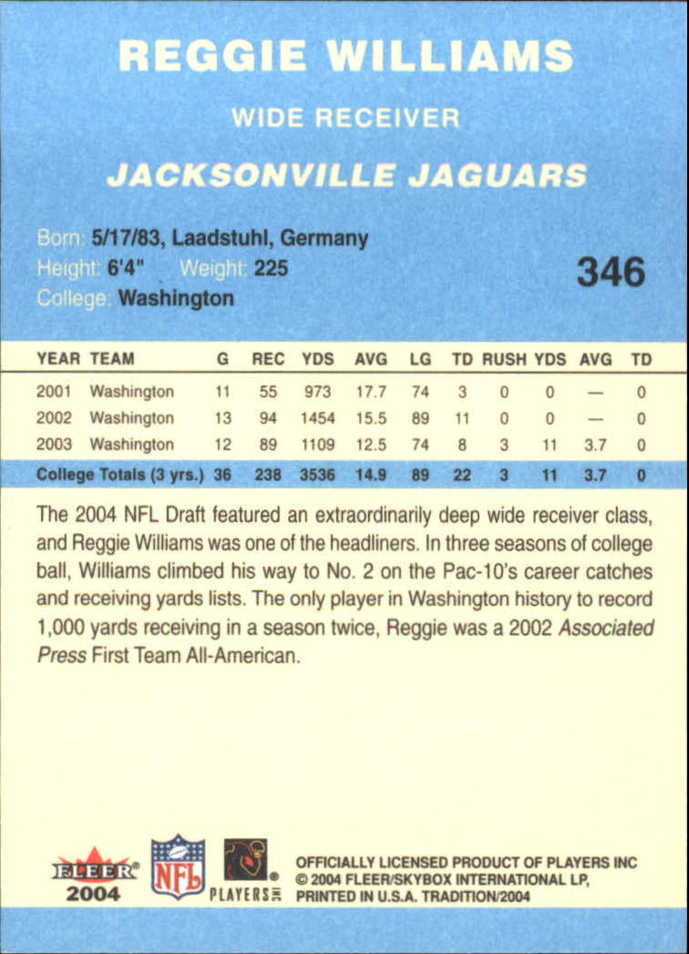 A9361- 2004 Fleer Tradition Blue FB Cards 251-360 -You Pick- 15+ FREE US SHIP - Picture 144 of 162