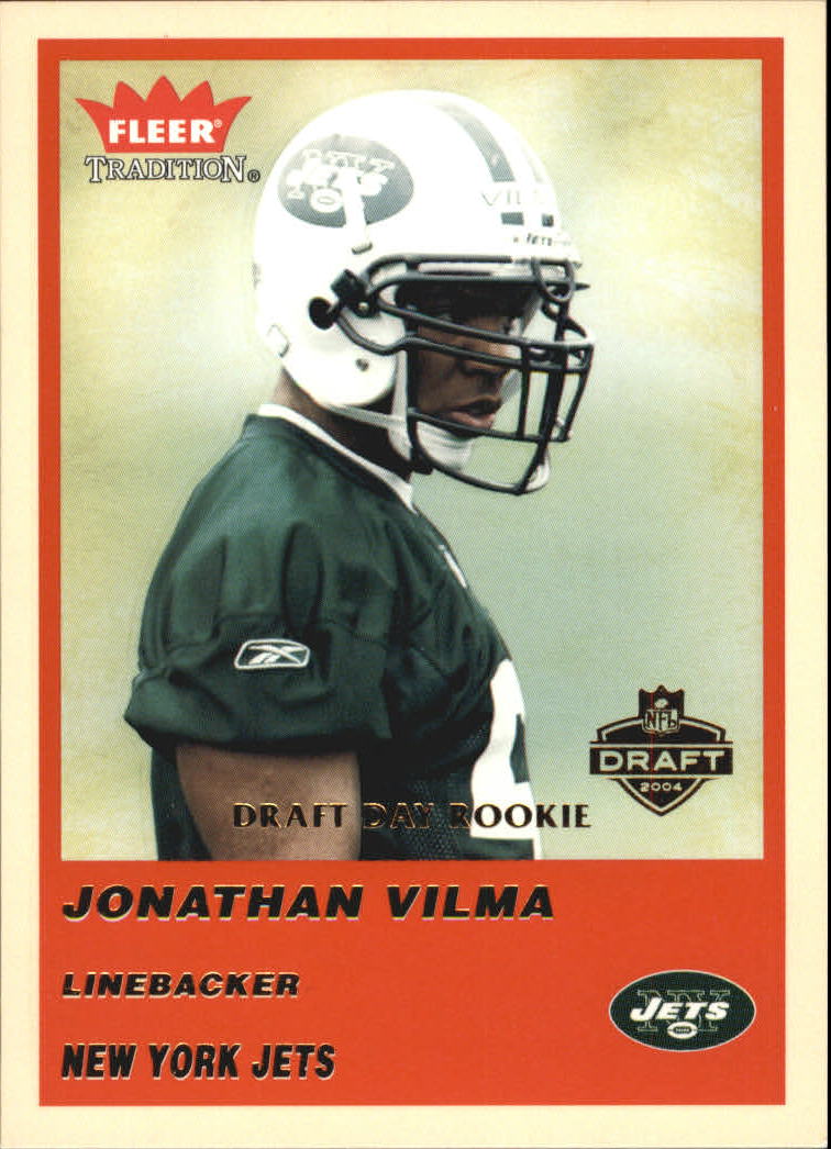 2004 Fleer Tradition Draft Day #348 Jonathan Vilma