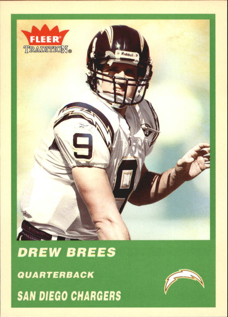 2004 Fleer Tradition Green #58 Drew Brees