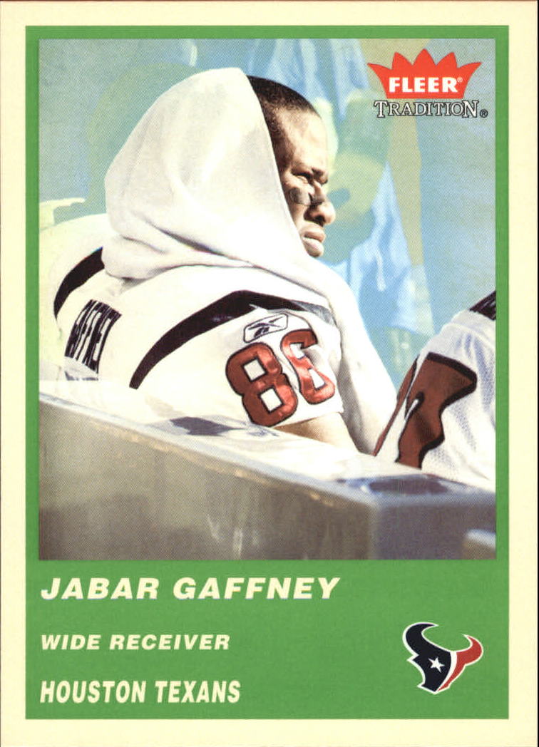 2004 Fleer Tradition Green #174 Jabar Gaffney