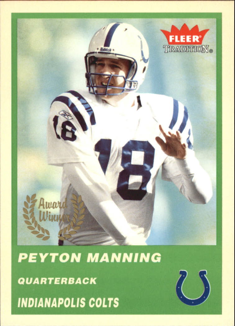 2004 Fleer Tradition Green #325 Peyton Manning AW
