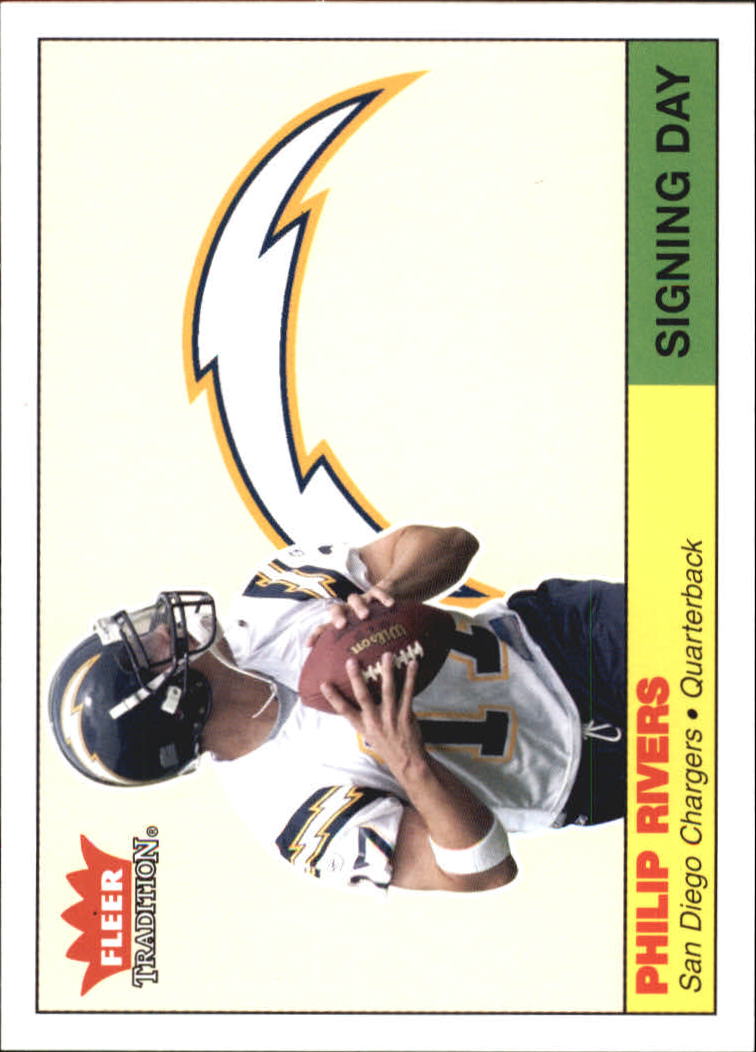 2004 Fleer Tradition Signing Day #10SD Philip Rivers