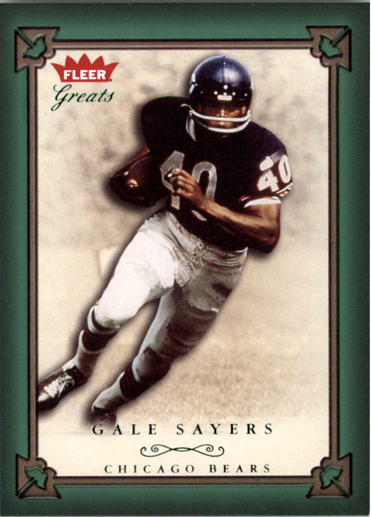 2004 Greats of the Game Green/Red #36 Gale Sayers