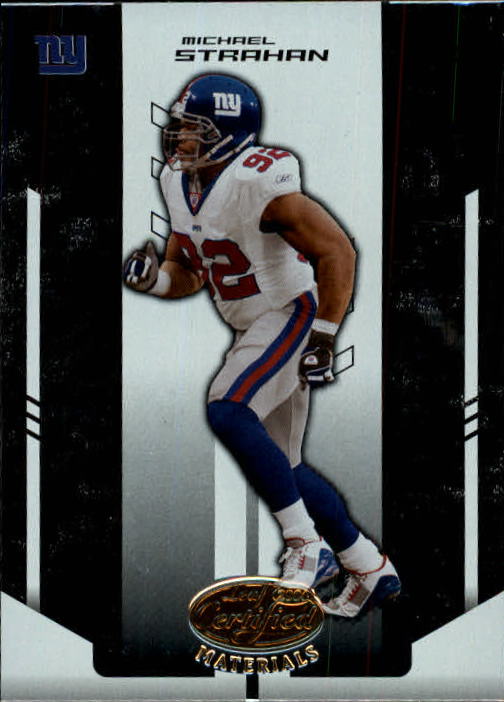 2004 Leaf Certified Materials #80 Michael Strahan