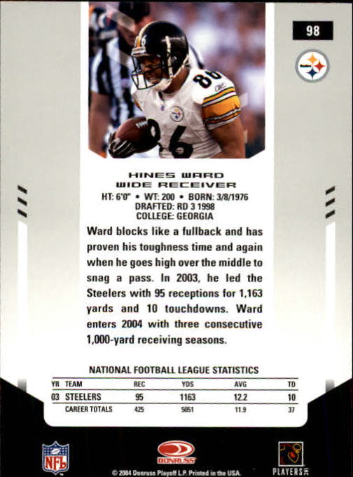 2004 Leaf Certified Materials - #11 Ray Lewis