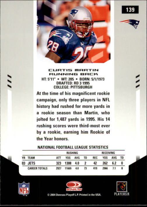 2004 Leaf Certified Materials - #11 Ray Lewis