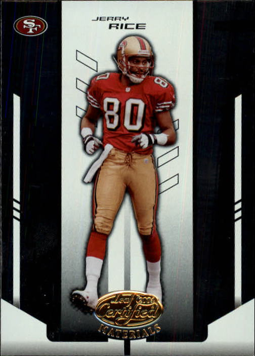 2004 Leaf Certified Materials #144 Jerry Rice FLB