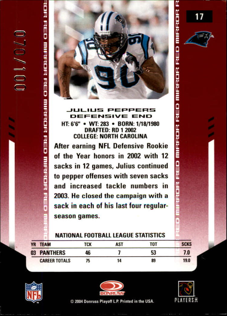 2004 Leaf Certified Materials - #116 Frank Wycheck